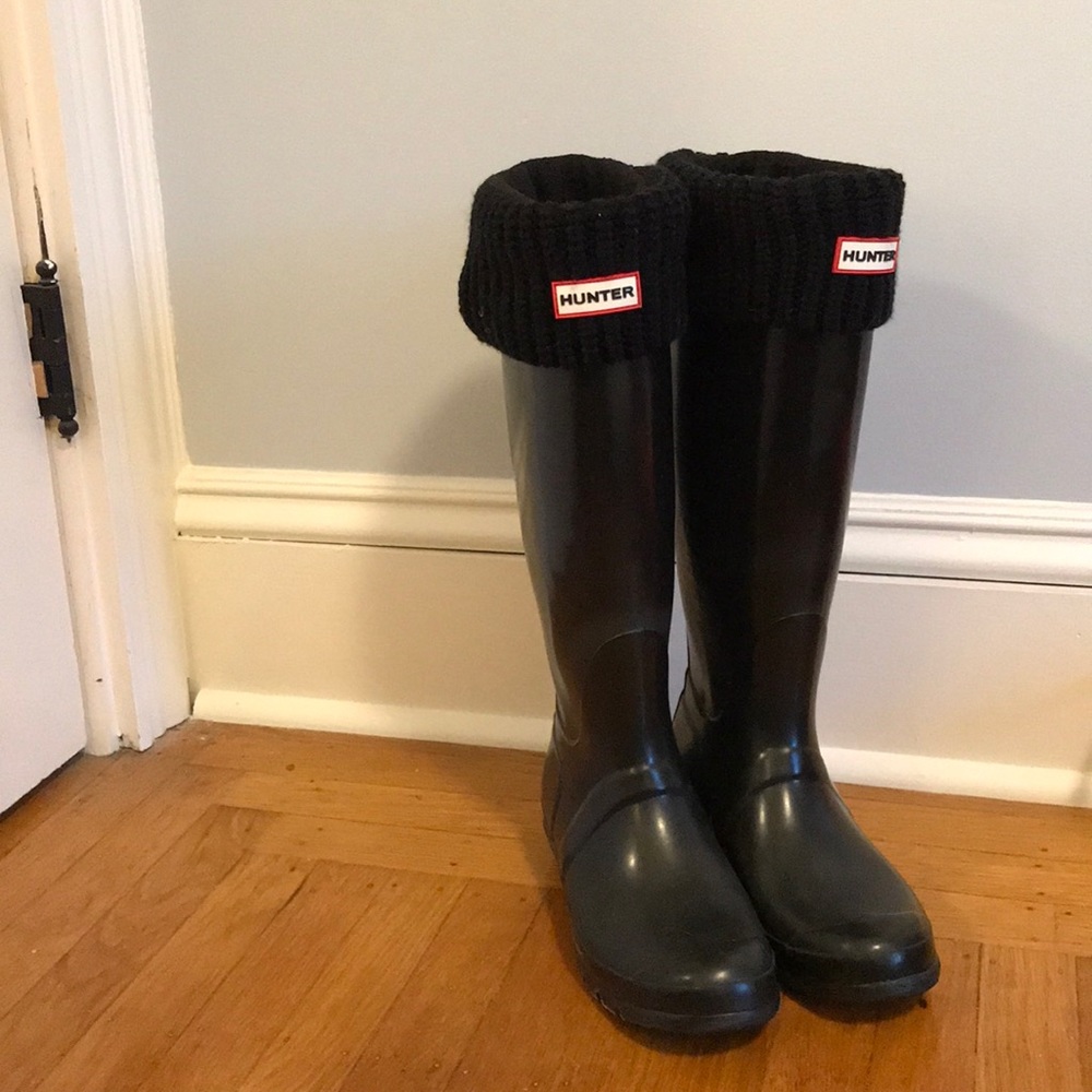 Hunter Knit Fleece Tall Boot Sock